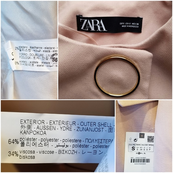 Zara frock coat button applique - Picture 7 of 9